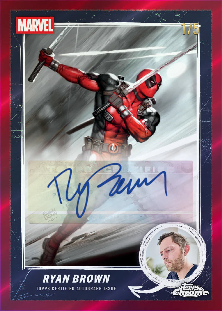 2025 Topps Deadpool Chrome Value Box Limit 4