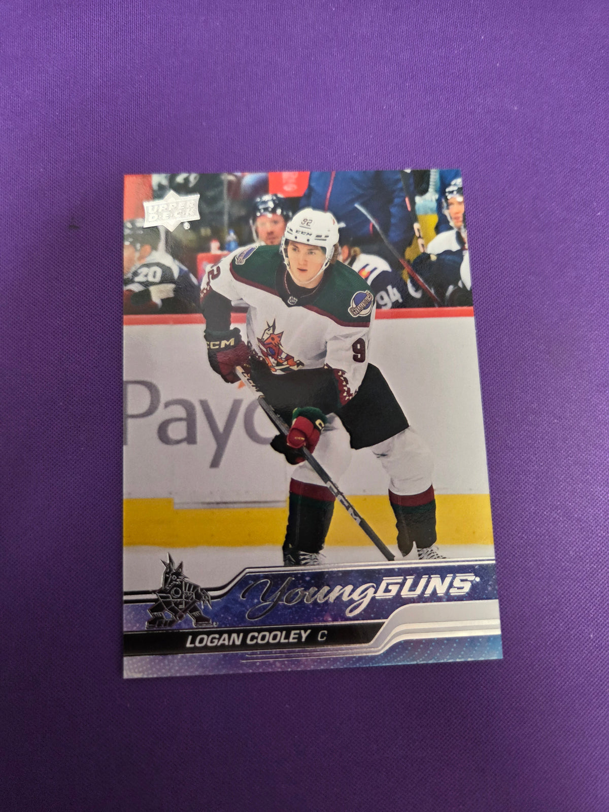 Logan Cooley Young Guns #701 23/24 Upper Deck Extended Series (Cabinet-NM)