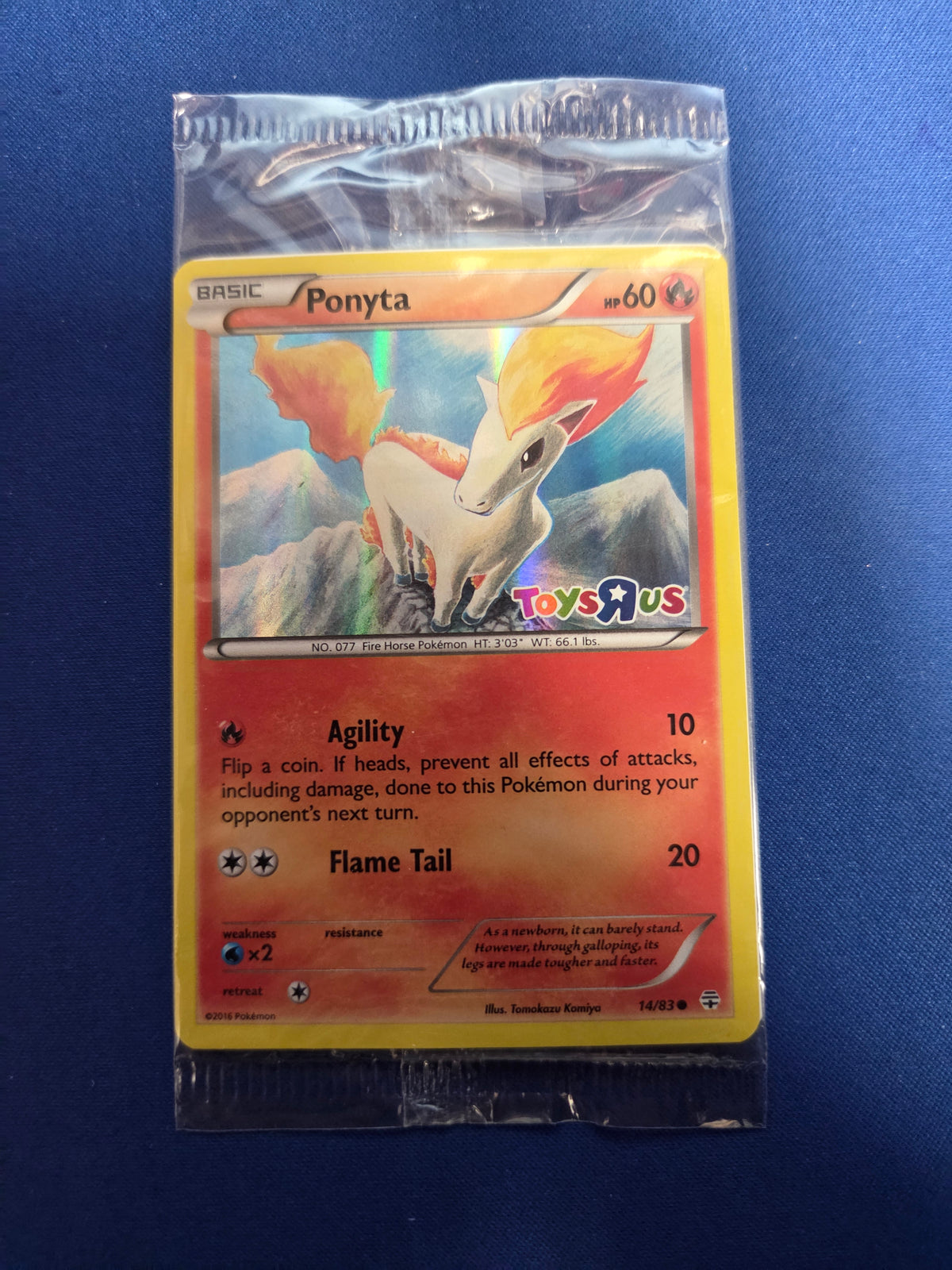 Ponyta - 14/83 (Toys R Us Promo) (14) Promo Holofoil (Cabinet-Sealed)