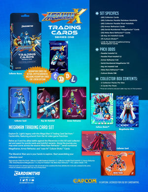 25 Cardsmiths Mega Man X Series 1 Collector Box