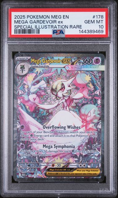 PSA 10 Mega Gardevoir #178 Mega Evolution (Cabinet)