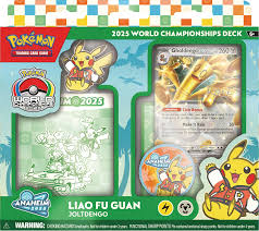 Pokémon 2025 World Championship Deck-Liao Fu Guan Limit 1