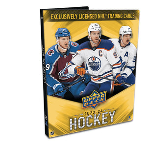 23/24 Upper Deck Series 1 Hockey Starter Binder