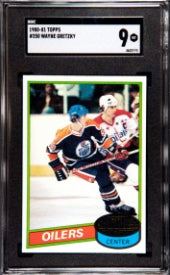 SGC 9 Wayne Gretzky #250 Topps 1980-81 (2nd year) (Cabinet)
