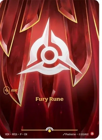 Fury Rune (R01b) (R01b) - Unleashed Foil