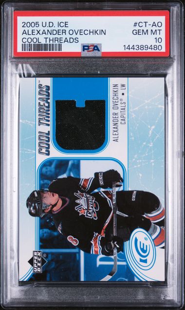 PSA 10 Alexander Ovechkin #CT-AO Cool Threads Rookie Patch (Cabinet)