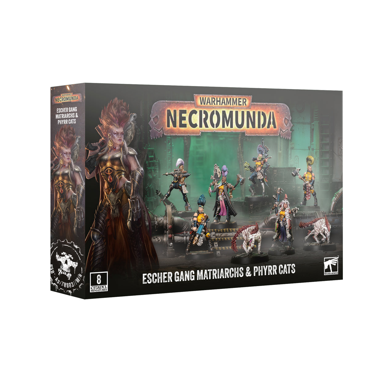 Warhammer: Necromunda: Escher Gang Matriarchs & Phyrr Cats Realeses on September 19, 2026