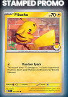 Pikachu - 051/162 (Cosmo Holo) (51) Promo Holofoil