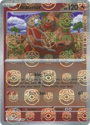 Heatmor (Master Ball Pattern) (19) Uncommon Holofoil
