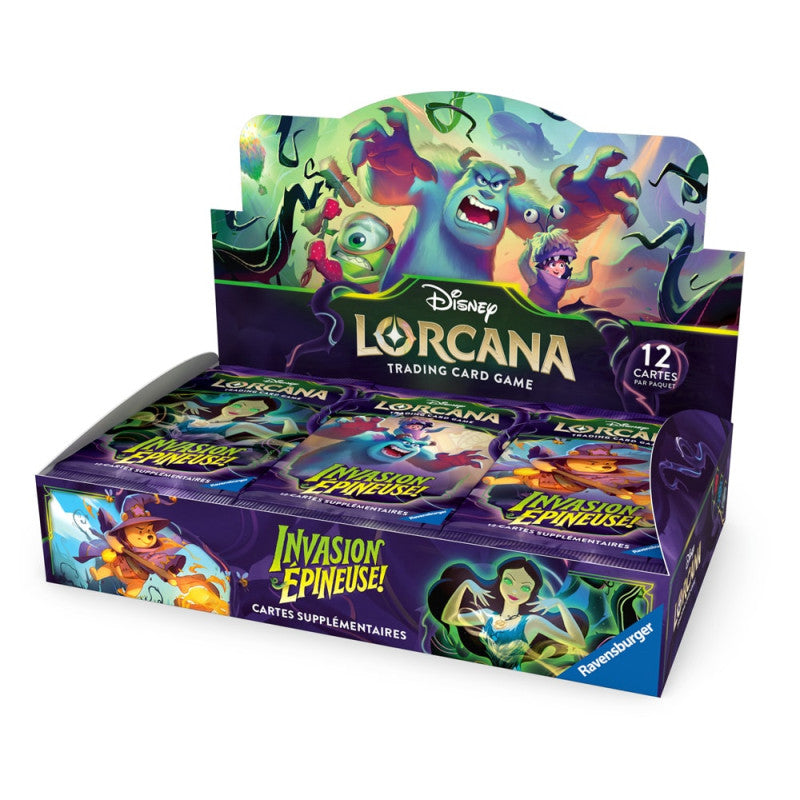 Disney Lorcana Set 13-(French version) Invasion Epineuse! (CASE of 4 Booster Boxes) LIMIT 1
