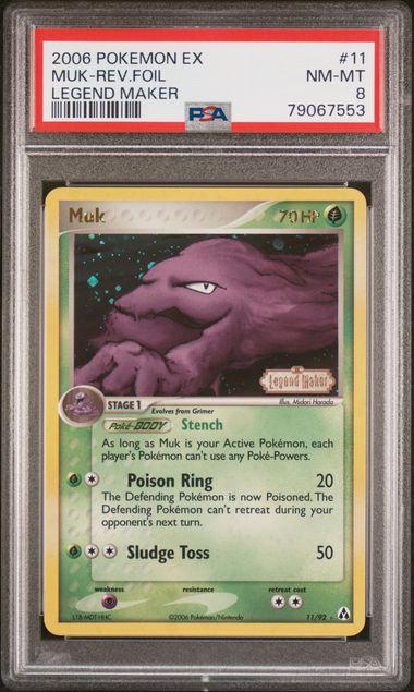PSA 8 Muk 11/92 Rev Foil Legend Maker (Cabinet)