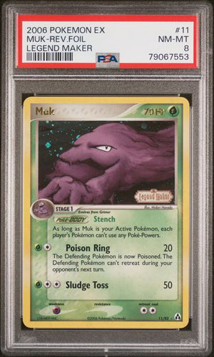 PSA 8 Muk 11/92 Rev Foil Legend Maker (Cabinet)
