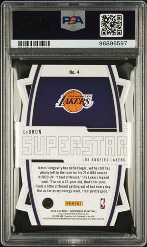 PSA 10 Lebron James #4 Supertar Die-Cuts (Cabinet)