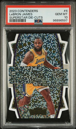PSA 10 Lebron James #4 Supertar Die-Cuts (Cabinet)