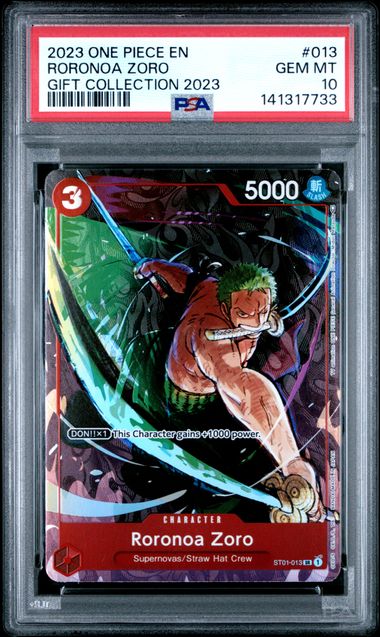 PSA 10 Roronoa Zoro Gift Collection 2023 #13 (Cabinet)