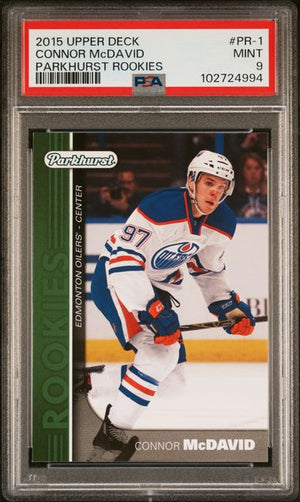 PSA 9 Connor Mcdavid #PR-1 Parkhurst Rookies (Cabinet)