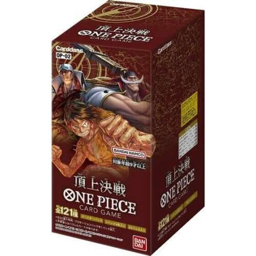 OP-02 One Piece Paramount War Japanese Booster Box Single Packs