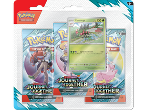 Pokémon SV09 Journey Together 3Pk Blister  - Scrafty