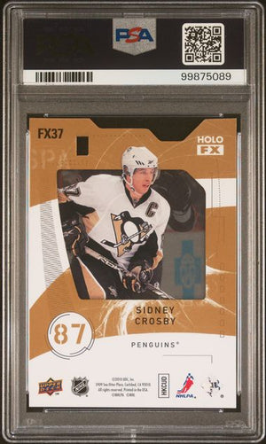 PSA 9 Sidney Crosby Holoview Fx-Die-cut #FX37 (Cabinet)