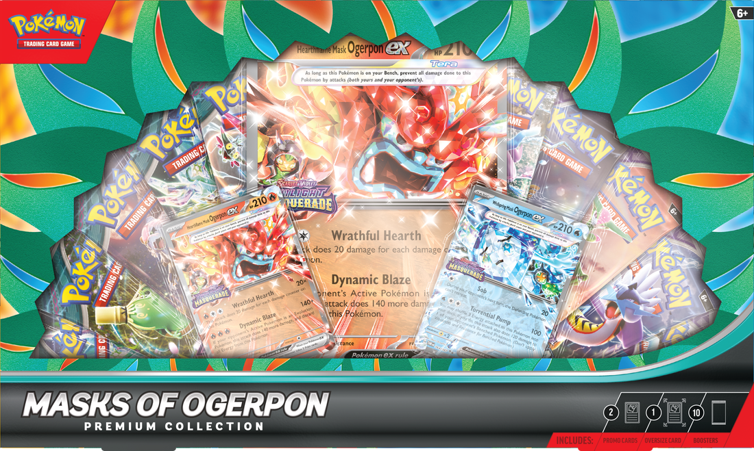 Pokemon Masks Of Ogerpon Premium Collection Limit 6