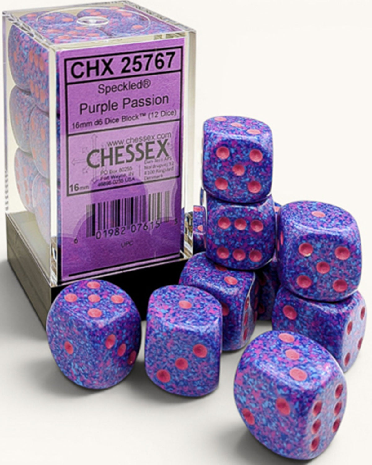 Speckled  12D6 Purple Passion 16MM