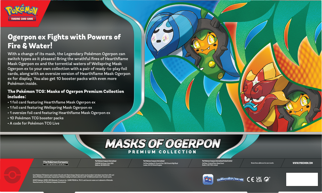 Pokemon Masks Of Ogerpon Premium Collection Limit 6