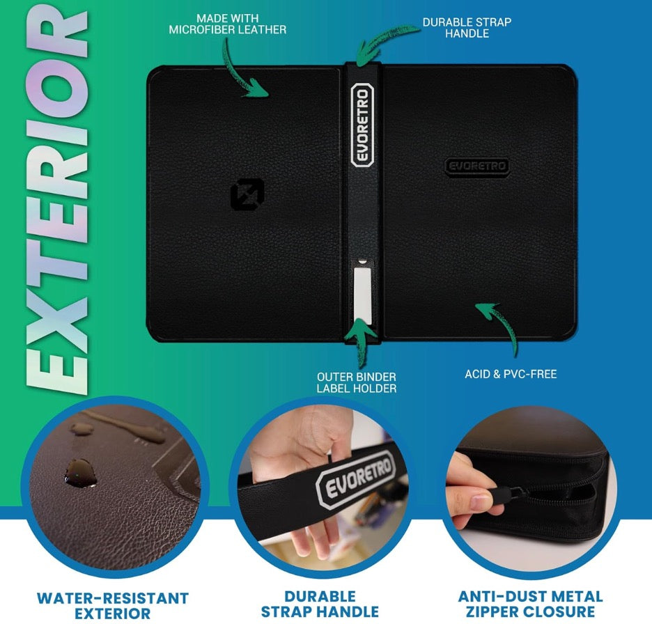 ER Shield+ Compact 96 Topload Cards Binder Black