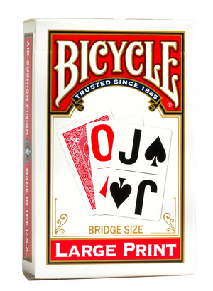 Bicycle - Bridge Size Large Print
