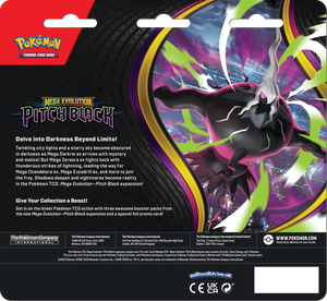 Pokémon ME05 Pitch Black 3pk Blister - Limit 2