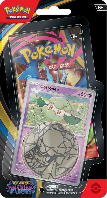 Pokemon ME02 Phantasmal Flames Checklane Blister- Cottonee Limit 3