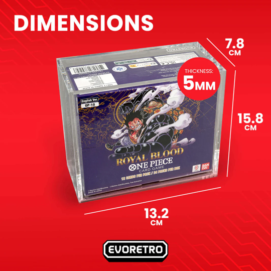 ER Acrylic Case Display For Bandai One Piece TCG Booster Box EN
