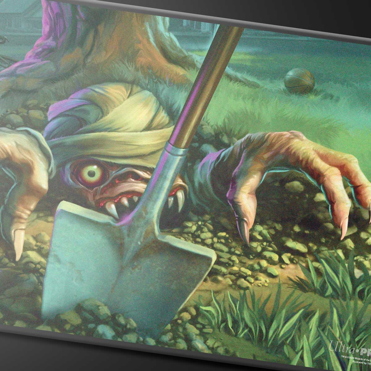 UP Playmat MTG Duskmourn Black Stitched Guest Artist #1
