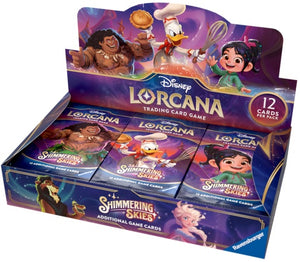 Disney Lorcana Shimmering Skies Booster Box Limit 1 per Customer