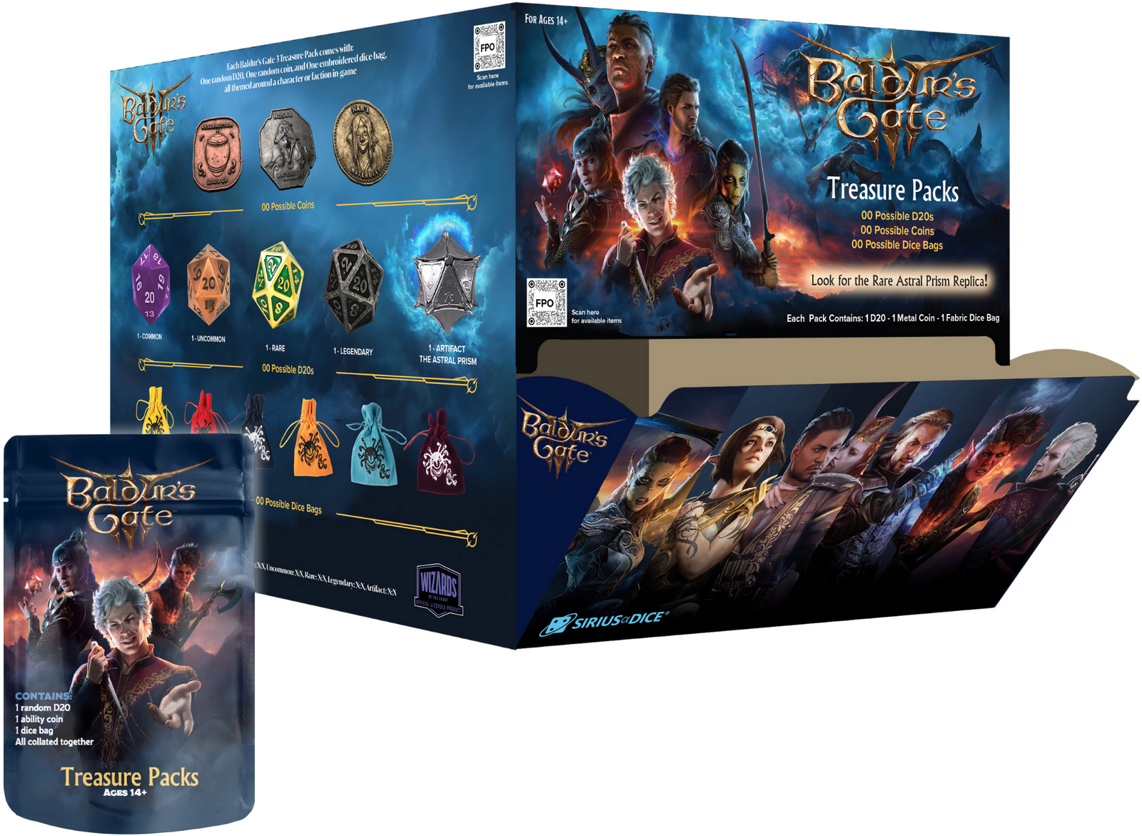 DND Baldur's Gate 3 Treasure Pack