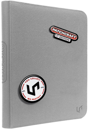 UP Zip Binder Pro 9 Pocket Patchcraft Gray
