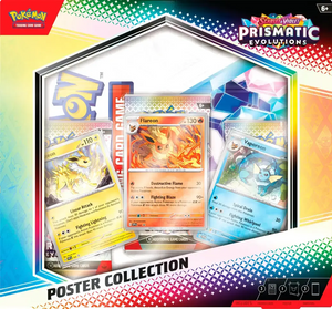 Pokémon SV8.5 Prismatic Evolutions Poster Collection  Limit 2