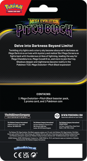 Pokémon ME05 Pitch Black Checklane Blister - Limit 8