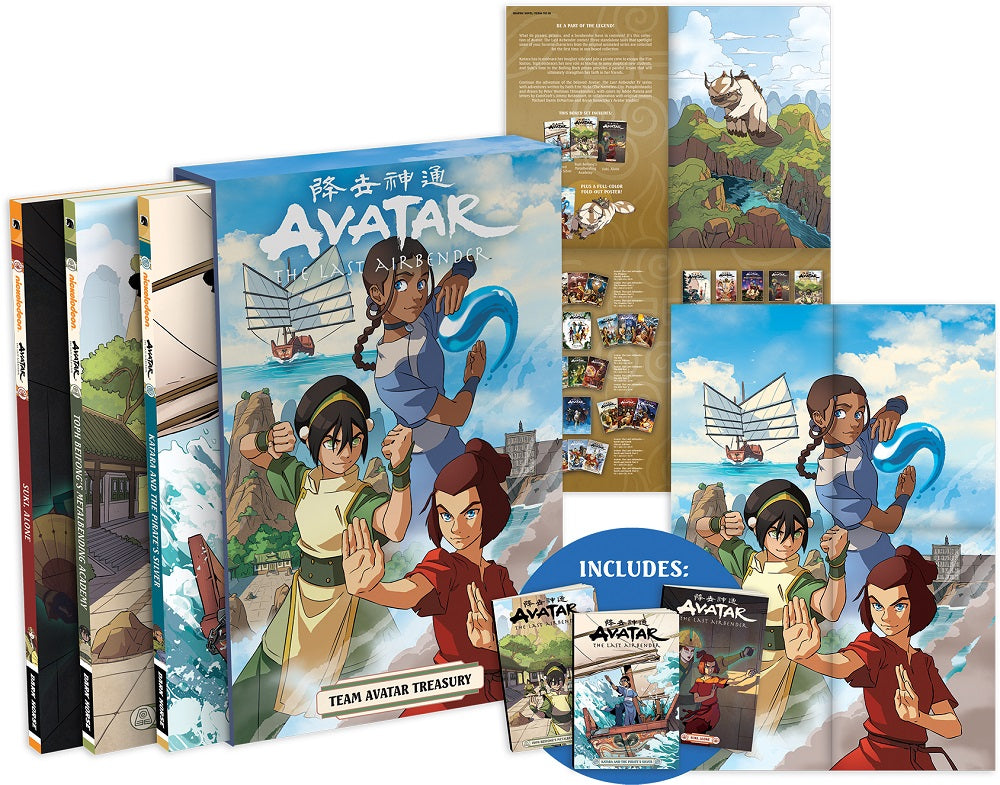 Avatar: The Last Airbender Team Avatar Treasury Boxed Set