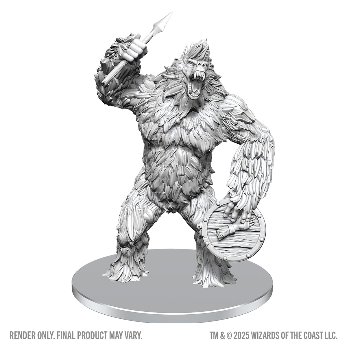 DND Unpainted Minis WV28 Classic Yeti