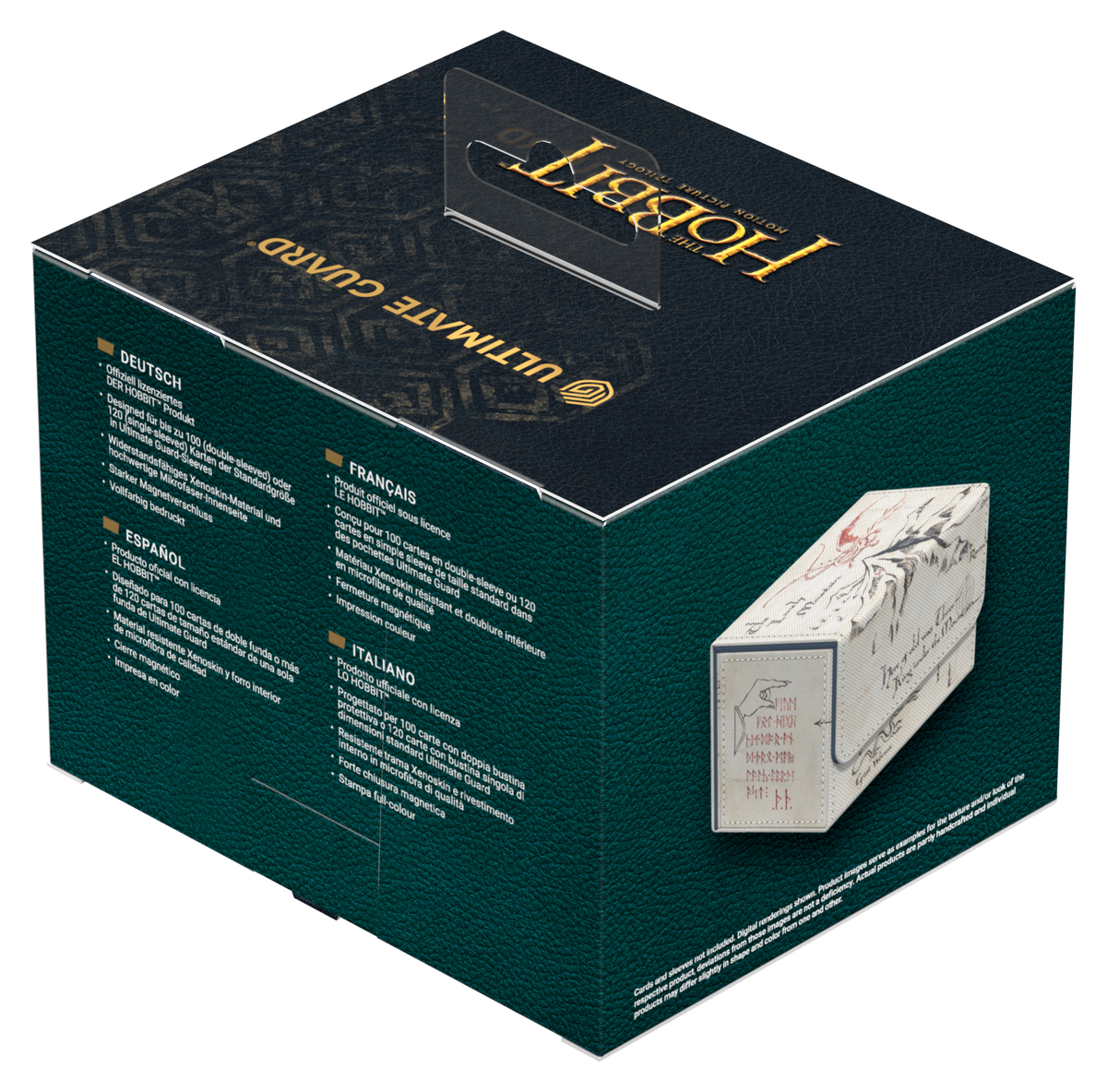 UG Deck Case Sidewinder 100+ Xenoskin MTG The Hobbit-Thor's Map