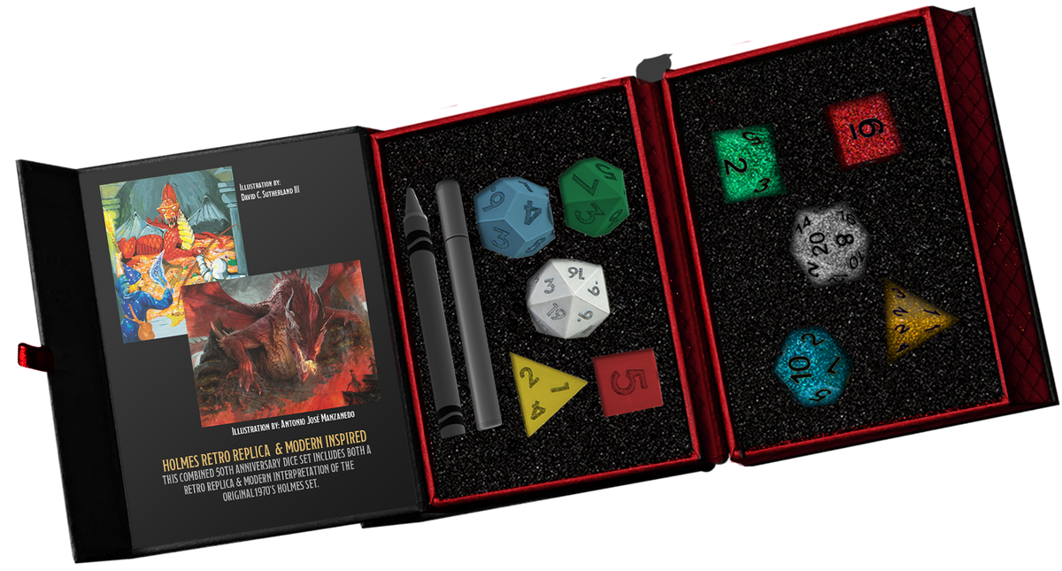 DND 50th Anniversary Dice Then/Now Set