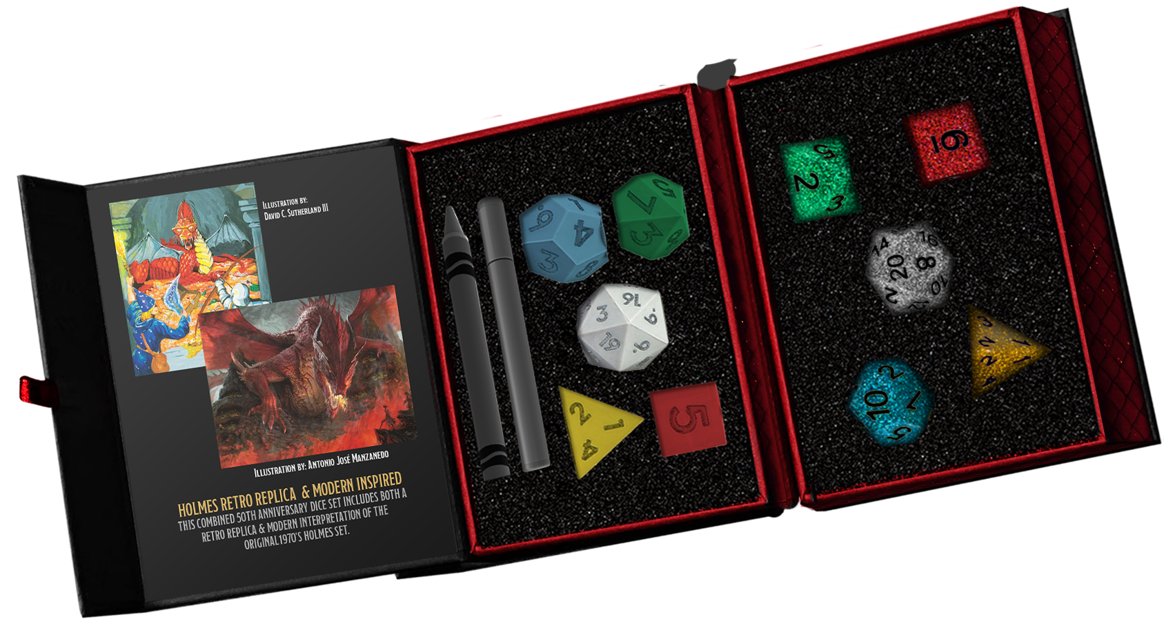 DND 50th Anniversary Dice Then/Now Set