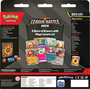 Pokémon League Battle Deck Mega Lucario Ex Box