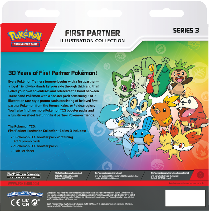 Pokémon First Partners Illustration Collection S3 Limit 2