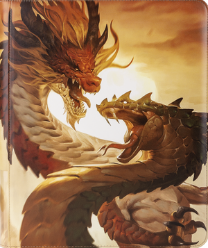 Dragon Shield Zipster Binder Wood Snake 2025