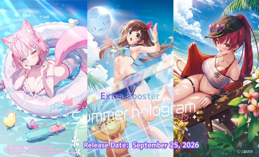 Hololive CG Summer Hologram Extra Booster