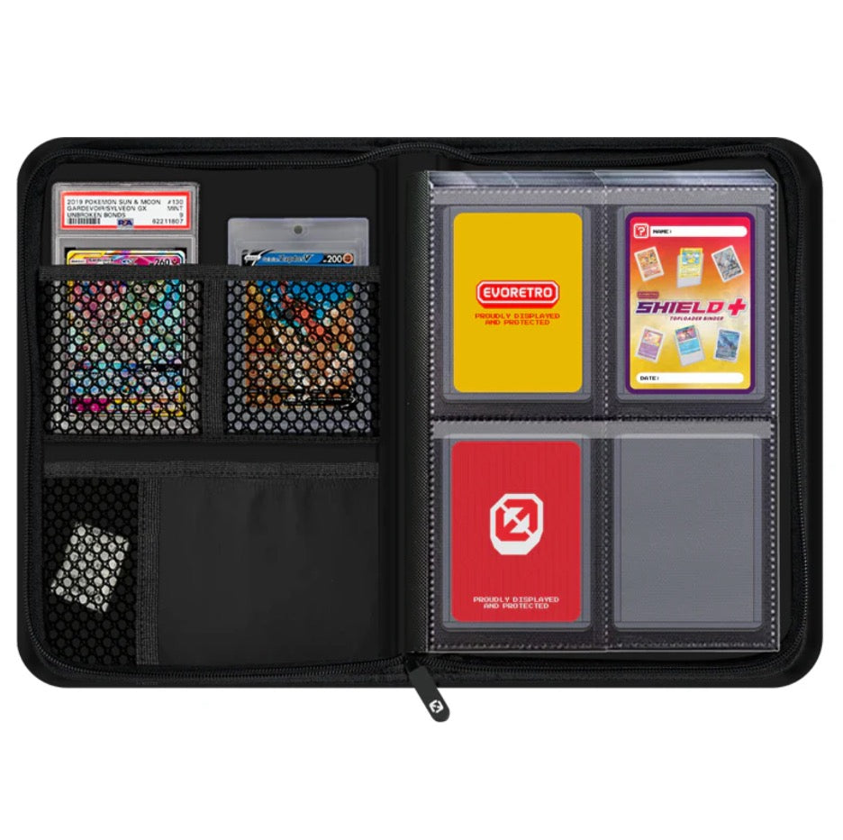 ER Shield+ Compact 96 Topload Cards Binder Black