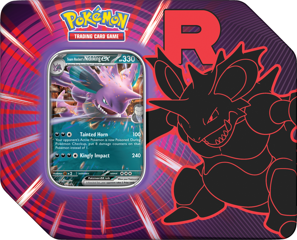 Pokemon Team Rocket's Tin - Nidoking Limit 1