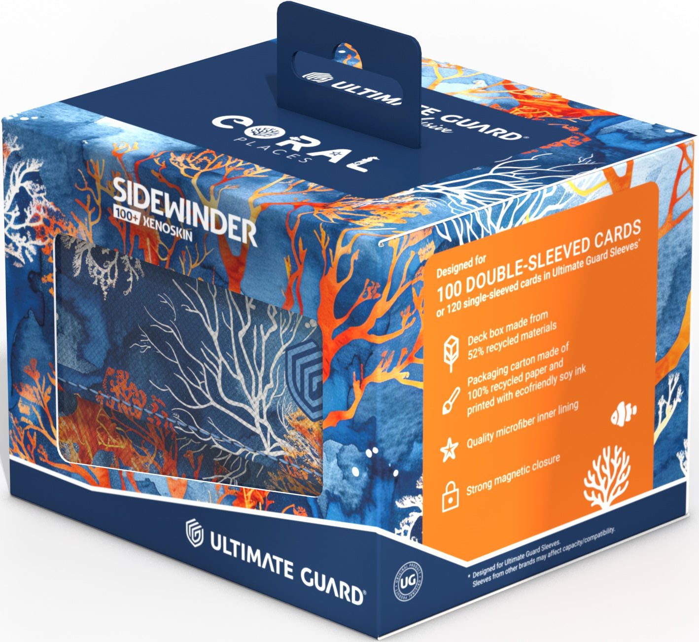UG Deck Case Sidewinder 100+ Xenoskin 2025 Exclusive Coral Places Fiery Reef