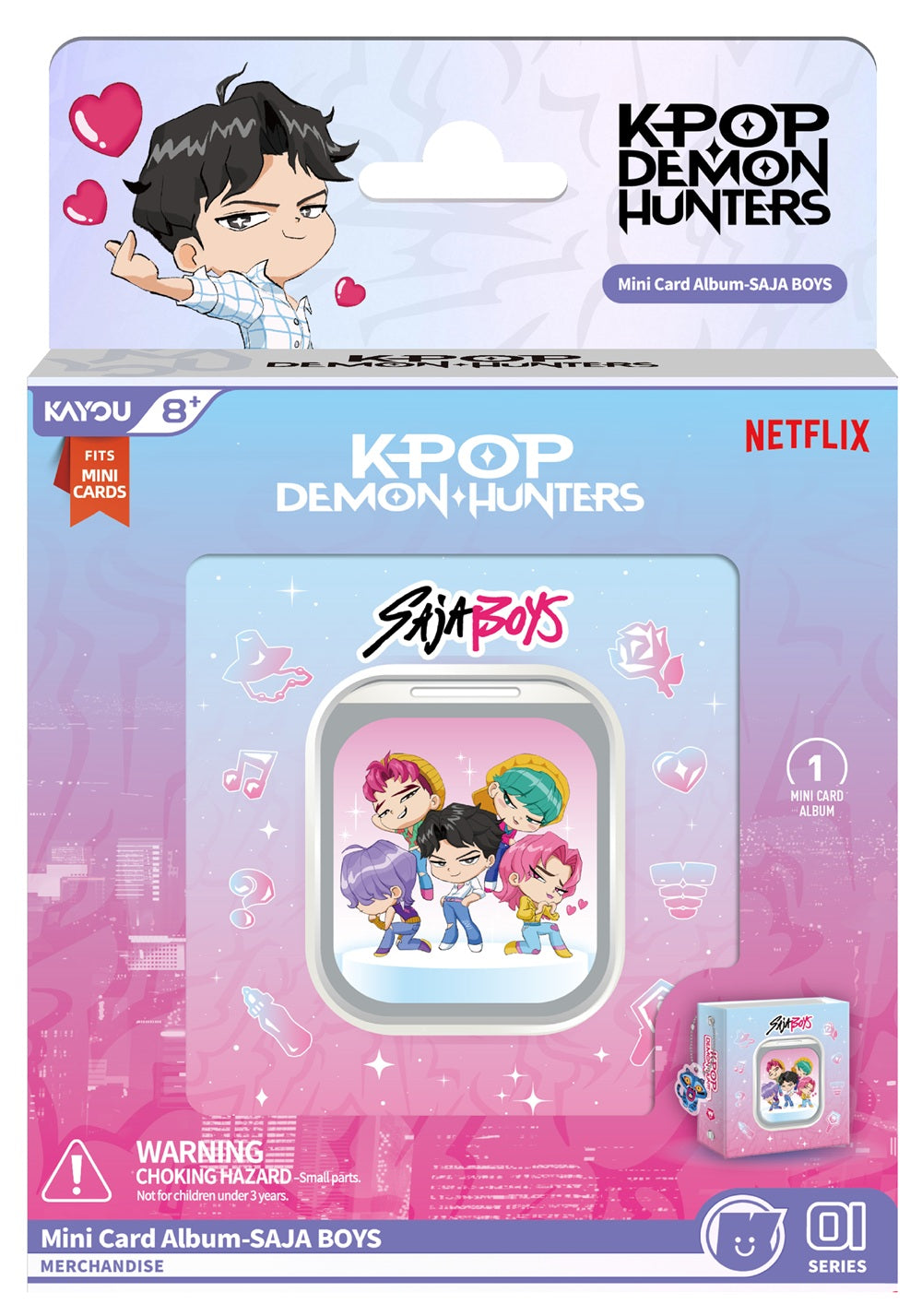 K Pop Demon Hunters Mini Card Album Saja Boys